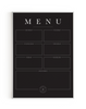 Digital Black 5 Day Weekly Menu